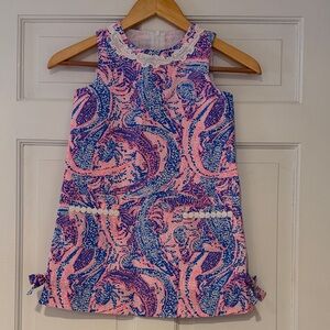 Lilly Pulitzer Pink and Blue Kids Casual Dress